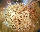 こうや豆腐と卵のびっくりチャーハン作り方1写真