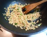 こうや豆腐と卵のびっくりチャーハン作り方5写真