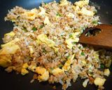 こうや豆腐と卵のびっくりチャーハン作り方6写真