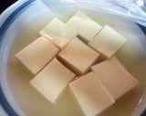 焼きこうや豆腐のキノコあんかけ作り方2写真