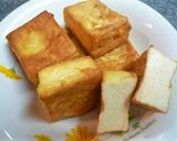 焼きこうや豆腐のキノコあんかけ作り方6写真