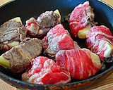 じゃが芋を牛肉で巻いた＊ビーフシチュー♪作り方4写真