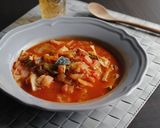 野菜と豚肉たっぷりのトマトスープ作り方6写真