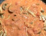 きのこのトマトクリームパスタ作り方2写真