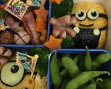 ミニオンde運動会のお弁当作り方1写真