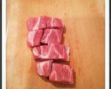 じっくりコトコト 煮込んだトロッと豚角煮作り方1写真