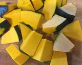 かぼちゃのほっくり煮☆豚バラ肉入り作り方1写真