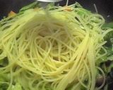だし仕立ての和風パスタ作り方4写真