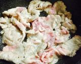 材料３つ‼︎ 豚薄切り肉のみぞれ焼き作り方1写真
