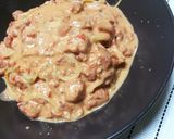 ズワイガニのトマトクリームパスタ作り方6写真