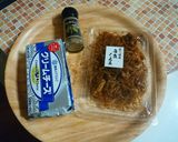 シラウオ佃煮のクリームチーズ和え作り方1写真