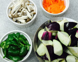 茄子と彩り野菜のみそ炒め作り方1写真