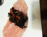 ひじきの煮物リメイク☆ささみロール作り方2写真