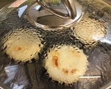 秋のおやつランチ♪美味♪里芋あんのお焼き作り方8写真