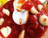 簡単刻みベーコンのトマトソーススパゲティ作り方2写真