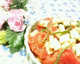 巷で人気の☆トマトとチーズの胡麻和え♪♪作り方5写真