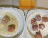 お弁当に♡チーズ入りまんまる豚カツ作り方5写真