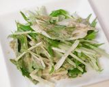 新たまねぎと水菜のサラダ作り方2写真