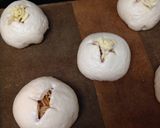 ミートスパの残りでパン作り方4写真