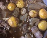 ★簡単★牛すじとキンカンの煮込み★手軽★作り方3写真