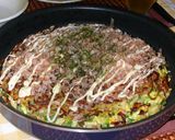 油不要山盛りキャベツのお好み焼き作り方9写真