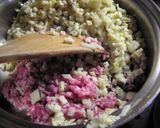 揚げ春雨筍入り肉味噌のレタス包み作り方1写真