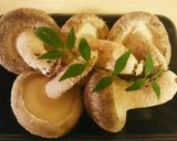 秋です。大きな椎茸のバター焼き作り方1写真