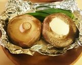 秋です。大きな椎茸のバター焼き作り方2写真