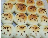 ちぎりパン(猫)ふんわりカルピス風味♪作り方5写真