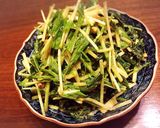 春菊水菜シャキシャキな簡単濃厚和えもの♪作り方6写真