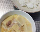 レンジで簡単♪高野豆腐とツナの卵とじ丼作り方4写真