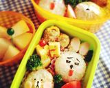LINEタウン弁当！簡単キャラ弁作り方2写真
