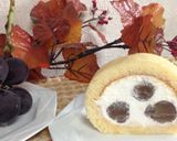 いちじくと巨峰のフレッシュロールケーキ作り方29写真
