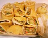 野菜と鶏挽肉の巾着煮♡作り方4写真