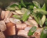 ご飯が進む！すき焼風ごぼうと肉豆腐作り方3写真