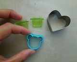 ハートと顔でおしりクッキー作り方2写真