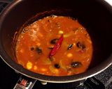 トマト缶で、海老とお豆のカレー作り方4写真