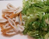 ちくわとキャベツのコクマヨカレー炒め作り方1写真
