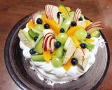 フルーツたっぷりバースデーケーキ作り方18写真
