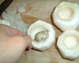 かぶの挽肉詰め煮作り方1写真