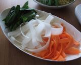 リボン野菜のコラーゲンBRIしゃぶ✿作り方4写真