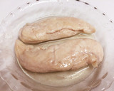 簡単！レンジで鶏ささみ蒸し（作り置き）作り方2写真