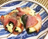 カマンベールチーズのベーコン巻き作り方2写真