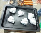 BBQメニュー 【チーズおにぎり】作り方3写真