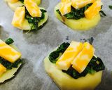 二度美味しい野菜の葉のチーズ焼き作り方6写真