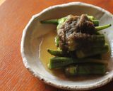 オクラのとろろ昆布浸し作り方5写真