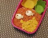 デコ弁♡玉子そぼろでネコちゃん弁当作り方6写真