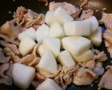 ピリ辛豚バラ煮。作り方2写真