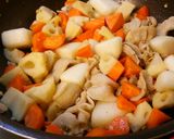 ピリ辛豚バラ煮。作り方5写真