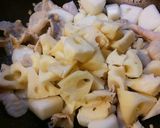 ピリ辛豚バラ煮。作り方3写真